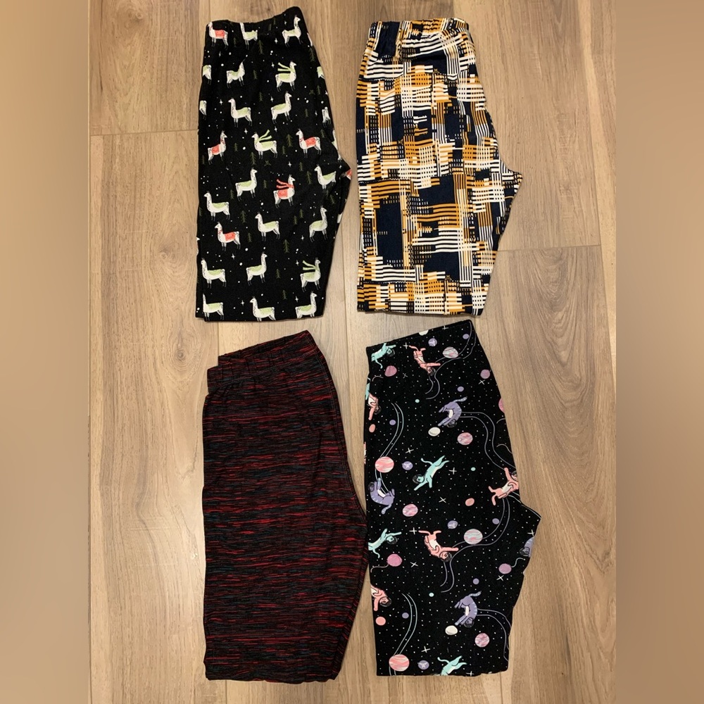 Sweetlegs leggings, EUC, lot of 4